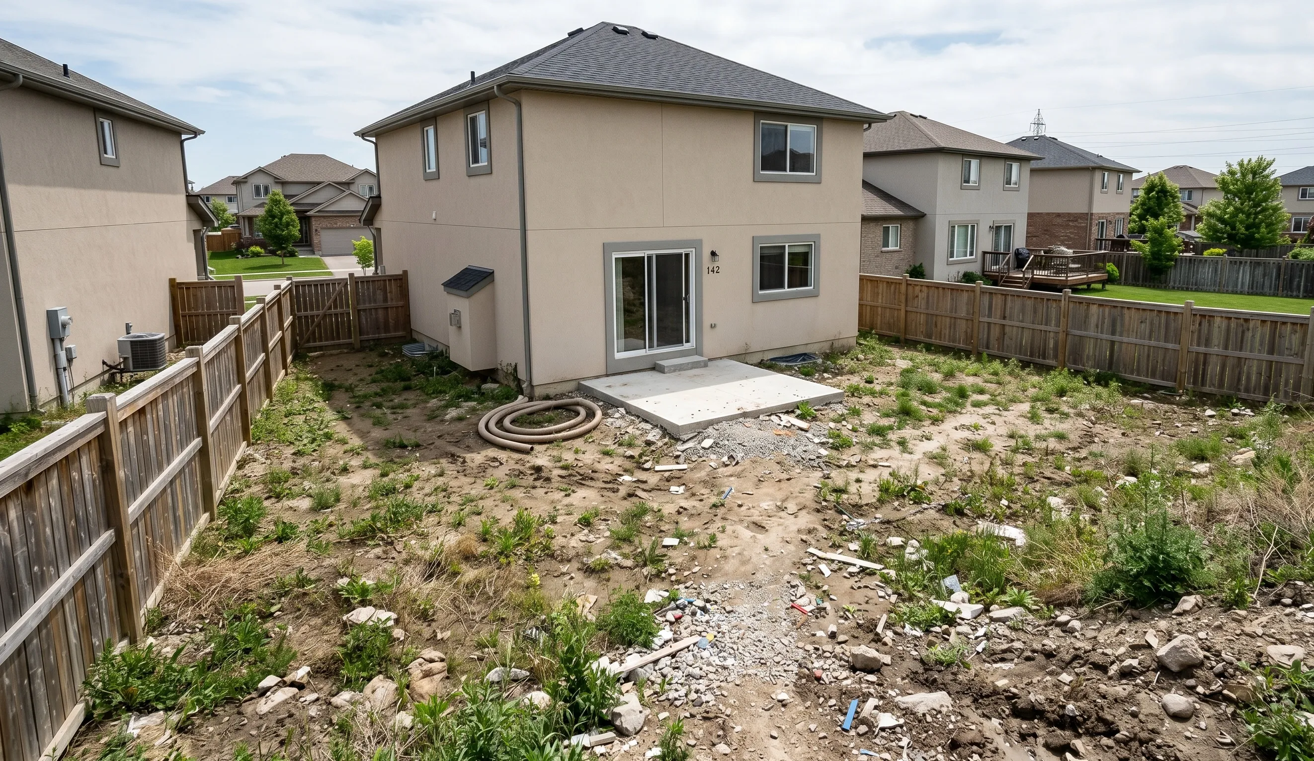 After: completed landscape transformation at Dolphine project
