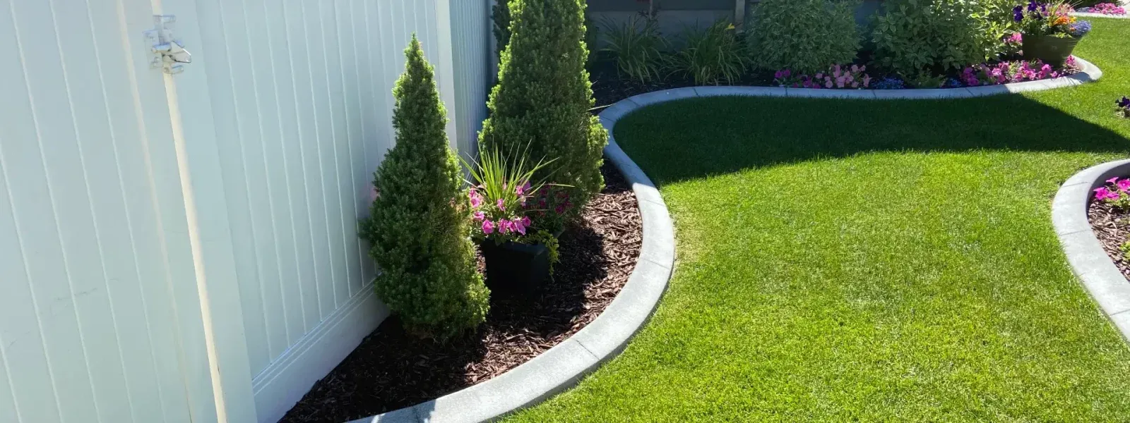 Landscaping project image featuring native palette planning supporting long-term plant performance in Post Falls, Coeur d'Alene, and North Idaho
