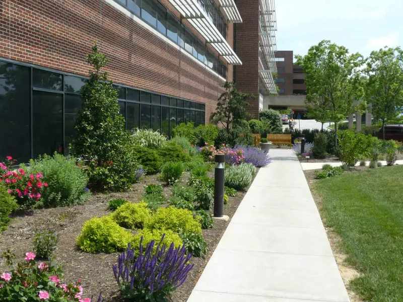 Commercial site development and grounds care project featuring contract route planning supporting safer visitor movement in Post Falls, Coeur d'Alene, and North Idaho, gallery view 2