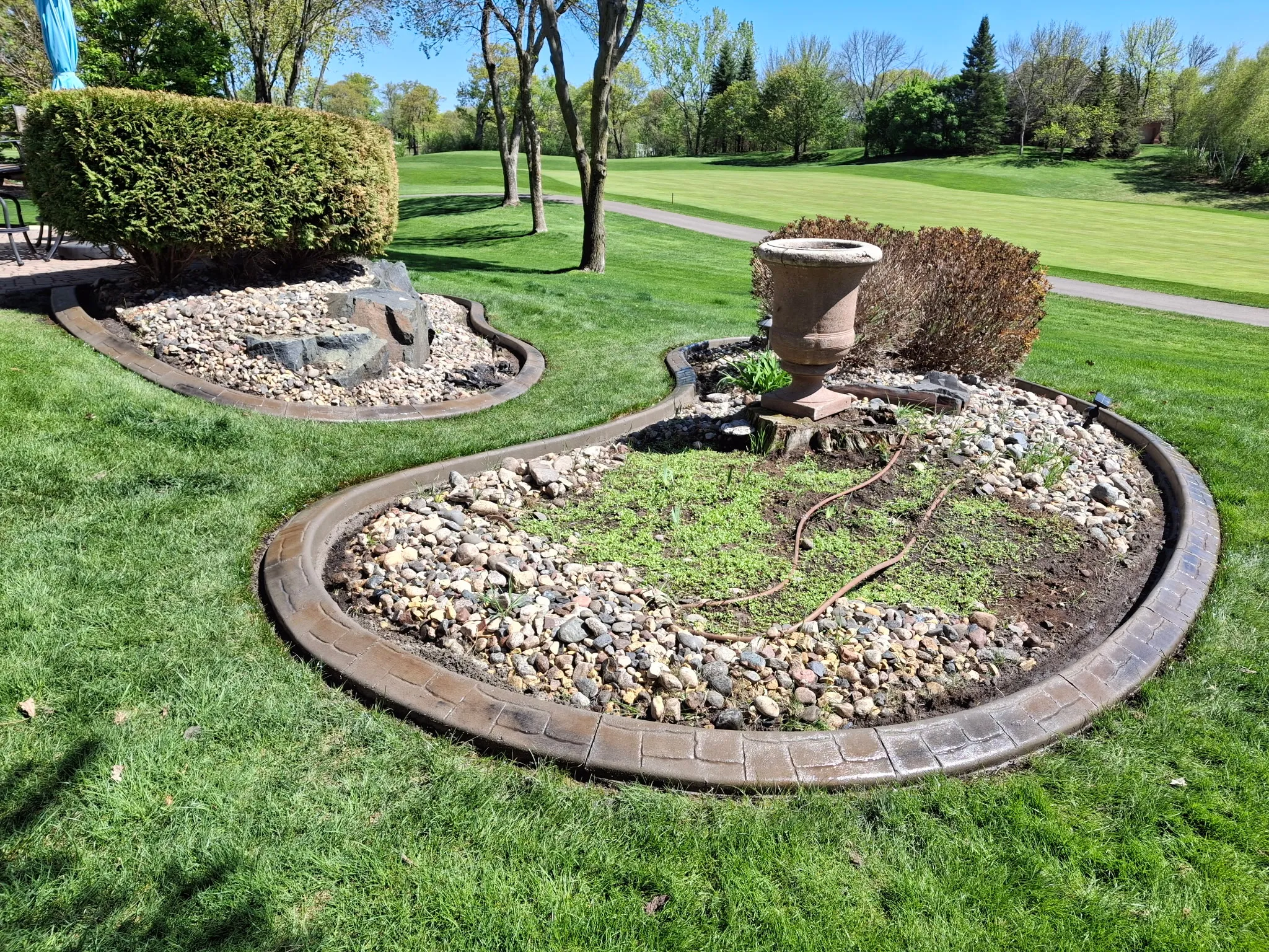 Maintenance project image featuring finish pass quality supporting consistent curb appeal in Post Falls, Coeur d'Alene, and North Idaho