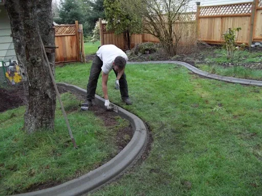 Residential landscaping design and installation work featuring native palette planning supporting clean transition lines in Post Falls and North Idaho from a project gallery