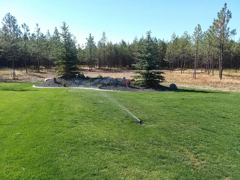 Landscape maintenance and irrigation service project featuring irrigation performance tuning and seasonal water control in Post Falls, Coeur d'Alene, and North Idaho